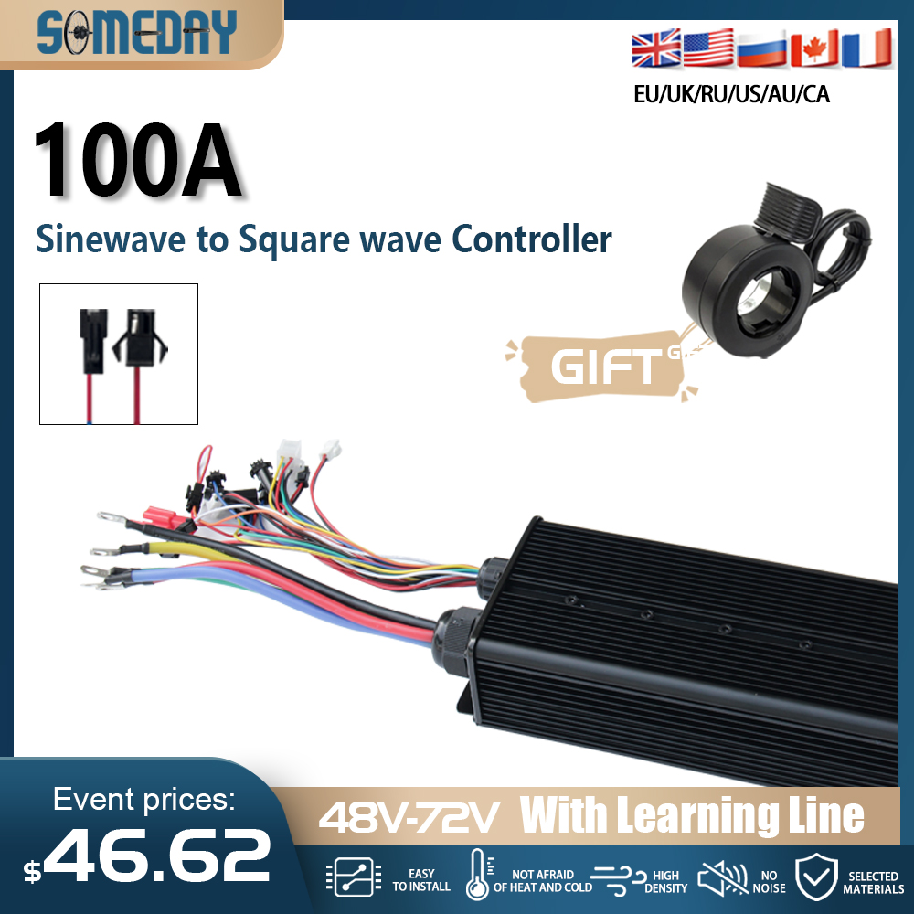 48V-72V 100A E-바이크용 브러시리스 모터 컨 - 72V 100A Sabvoton Controller 리뷰 및 가격